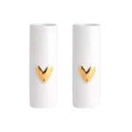 Jarras Mini Rader Coração Dourado - Conjunto 2