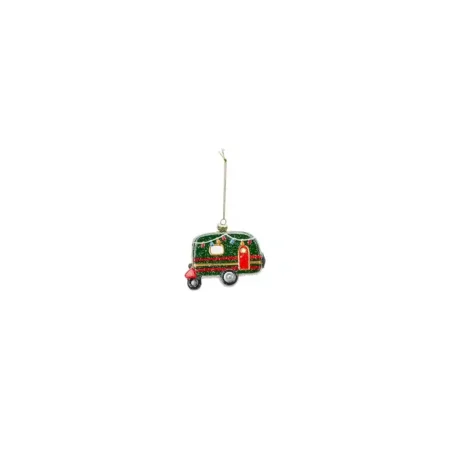 Enfeite Roulotte Verde 8,5cm