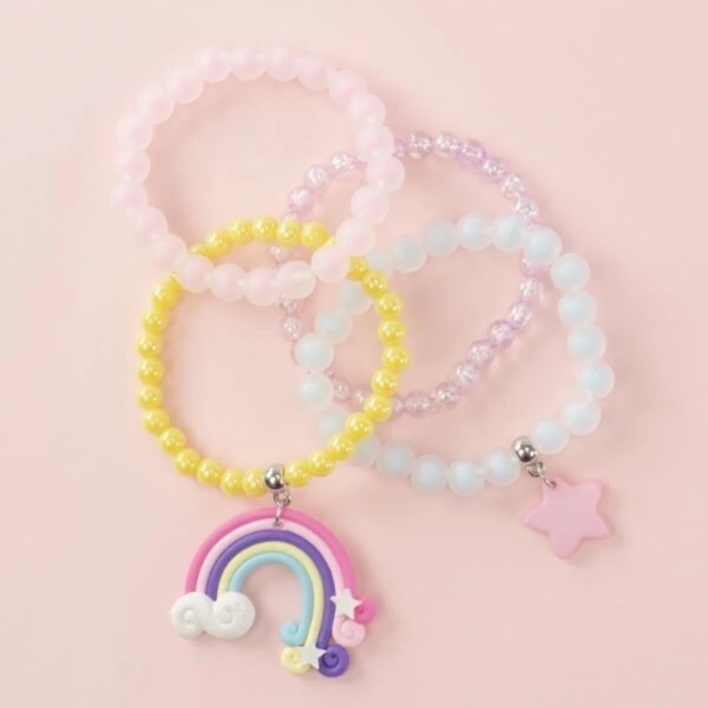 7903 Pulseiras Nice Happy Rainbow Conjunto 3 1 Pulseiras Nice Happy Rainbow - Conjunto 3