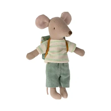 Irmão Mais Velho Ratinho Maileg - Mochila Verde