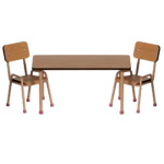 Mesa e Cadeira Ratinhos Maileg