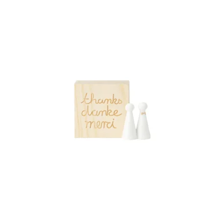 Figuras Porcelana com Caixa Rader Thanks Merci