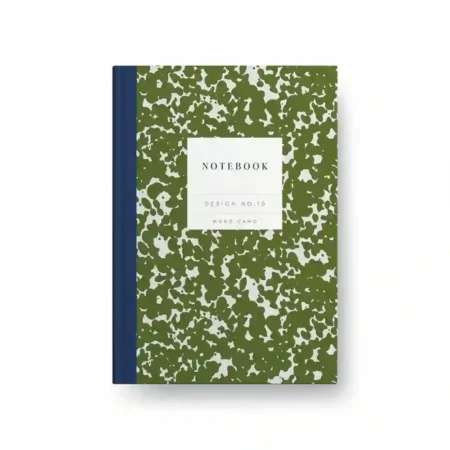 Notebook A5 Kaleido Camo Green
