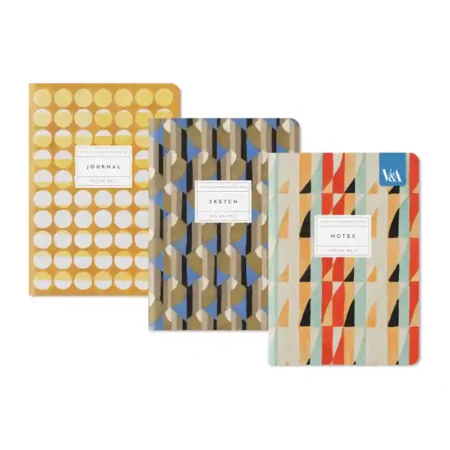 Conjunto de 3 Notebooks Kaleido - Geométrico