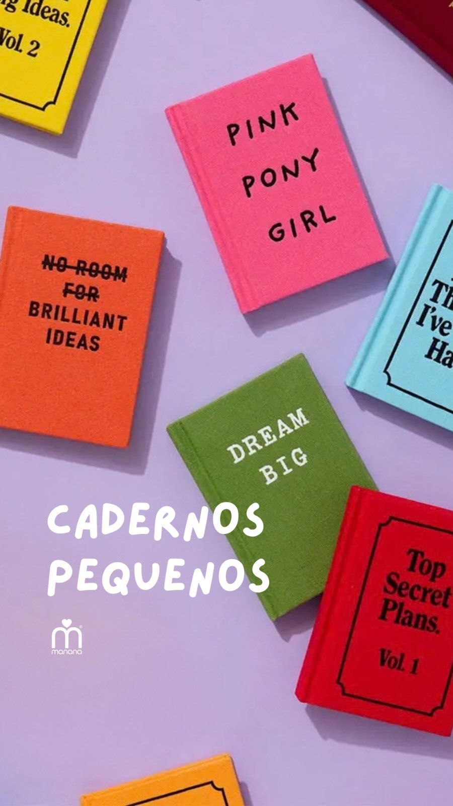 📓✨ Pequenos cadernos. Grandes doses de humor!

Há ideias brilhantes, listas intermináveis, pensamentos inesperados… e coisas que é melhor deixar escritas! 😏

Os cadernos A7 Tiny Notes da Ohh Deer juntam um formato compacto a capas irreverentes, frases divertidas e muita personalidade. Perfeitos para apontamentos rápidos, pequenos lembretes ou simplesmente para oferecer a alguém com sentido de humor.

📝 Porque nem tudo o que merece ser escrito precisa de ser levado demasiado a sério!

👉 Descubra os diferentes cadernos Tiny Notes da Ohh Deer disponíveis na Manana e escolha o seu favorito.
. 
.
.
#Manana #OhhDeer #TinyNotes #CadernosA7 #Cadernos