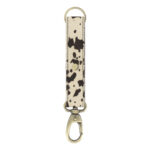 Porta Chaves Cabedal 18cm Animal Print Vaca