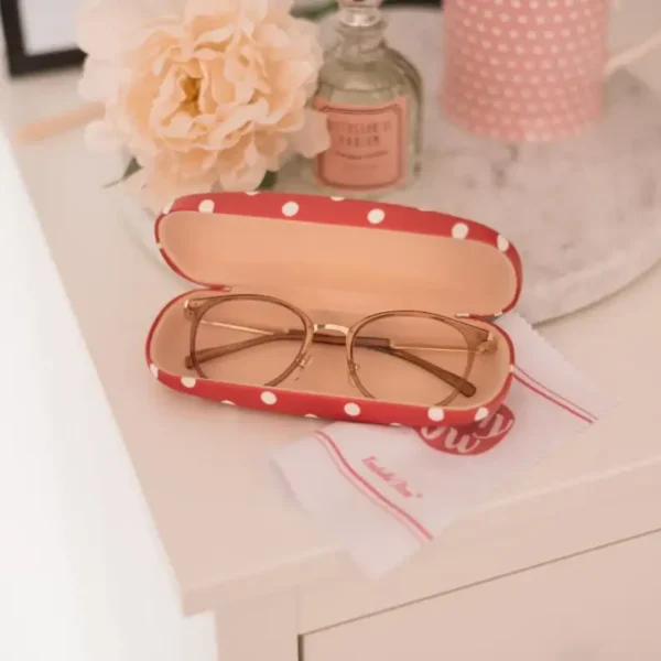 Caixa de Óculos Isabelle Rose - Dots Encarnado - Image 3
