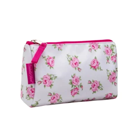 Bolsa de Cosméticos Plastificada Vintage Roses 20cm