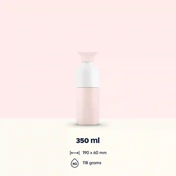 Garrafa Dopper Steel 350ml - Soft Pink - Image 4