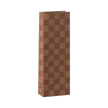 Saquetas de Papel Maileg Mini - Xadrez Rosa - Pack 5