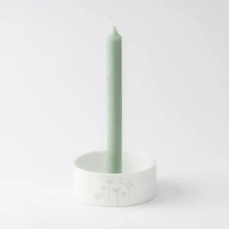 Porta Velas de Porcelana Rader Spring Floral