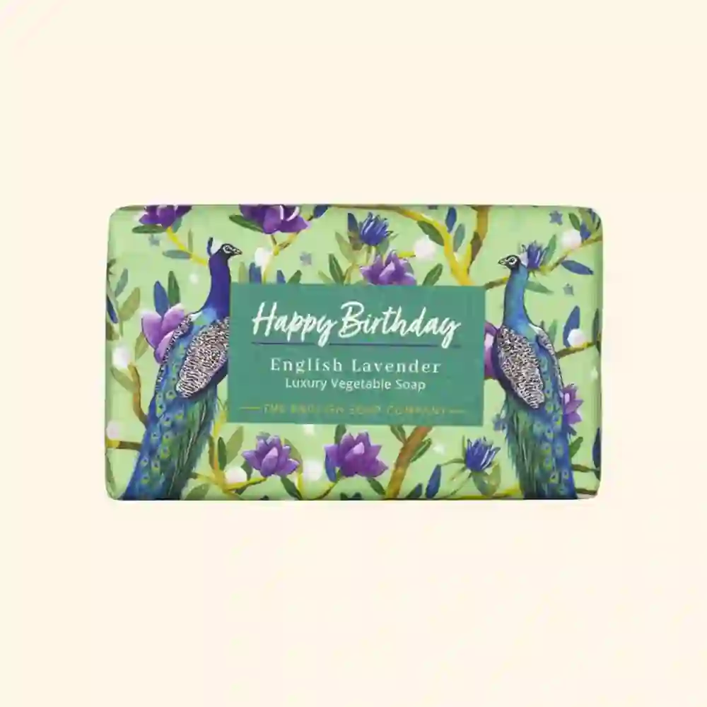 9534 The English Soap Company Sabonete Happy Birthday 190g Lavender 1 The English Soap Company Sabonete Happy Birthday 190g