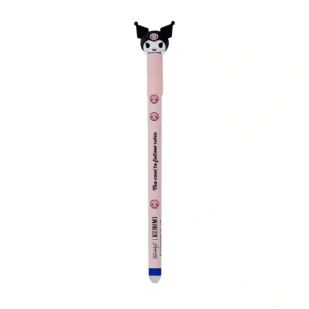 9596 Caneta Apagavel Bo Bo Hello Kitty Kuromi Rosa 1 Caneta Apagável Bo-Bo Mr Wonderful Hello Kitty Kuromi - Rosa