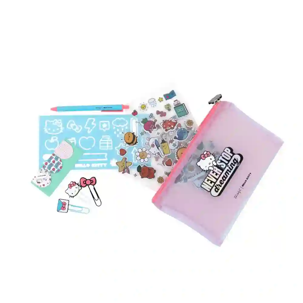 9642 Conjunto Escrita Mr Wonderful Hello Kitty Never Stop Dreaming 2 Conjunto Escrita Mr Wonderful Hello Kitty - Never Stop Dreaming - Image 4