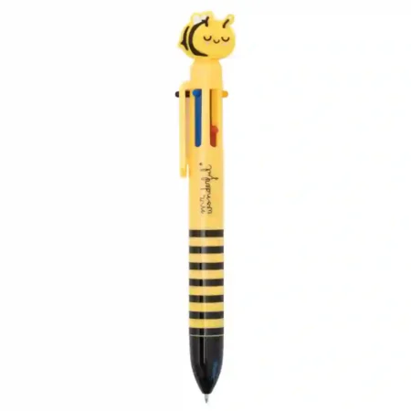 Caneta Click Mr Wonderful Multicolor - Abelha