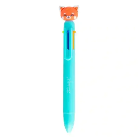 Caneta Click Mr Wonderful Multicolor - Panda Vermelho