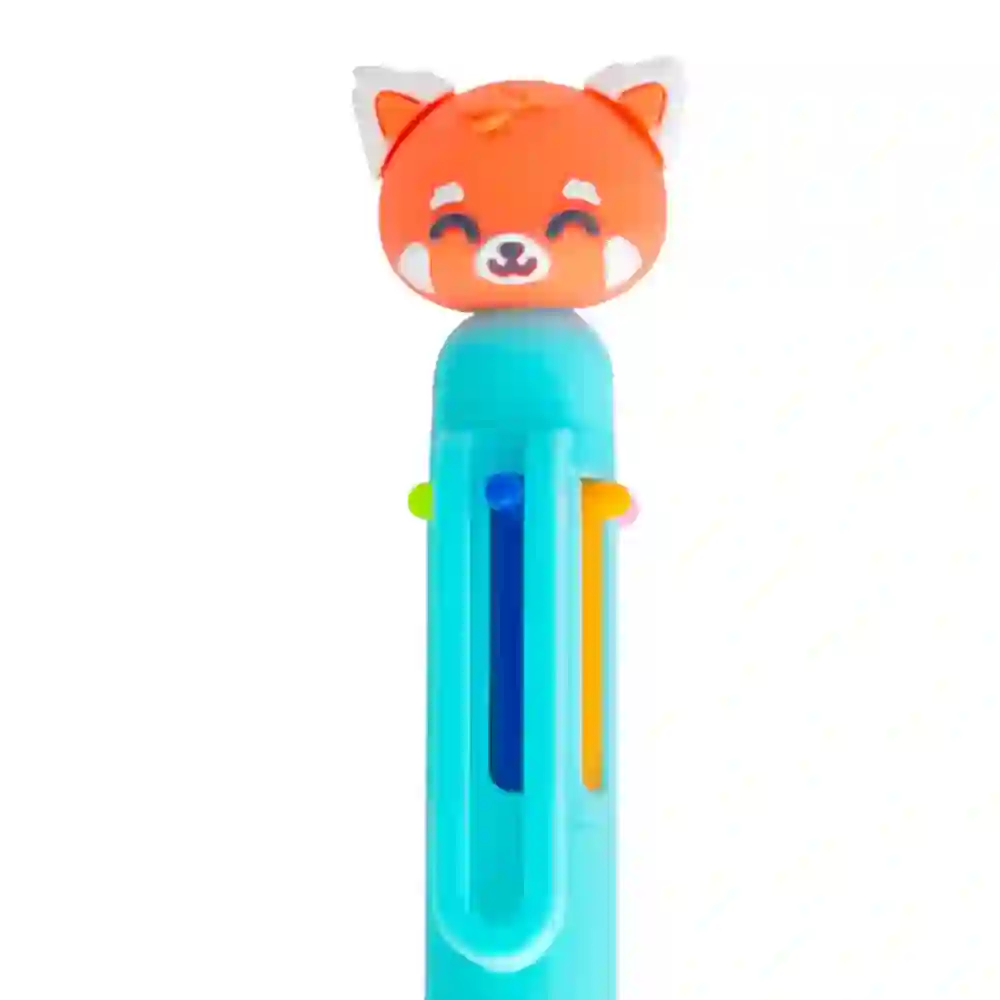 9667 Caneta Click Mr Wonderful Multicolor Panda Vermelho 2 Caneta Click Mr Wonderful Multicolor - Panda Vermelho - Image 2