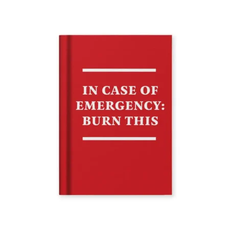 Notebook Ohh Deer A7 Tiny Notes - In Case of Emergency