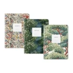 Conjunto 3 Notebooks Ohh Deer A5 Kaleido Evergreen