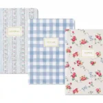 Conjunto 3 Notebooks Ohh Deer A5 Cath Kidston Floral & Check