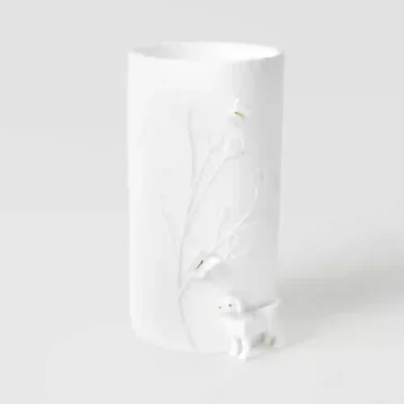 Jarra Porcelana Rader Cão e Borboletas 17cm