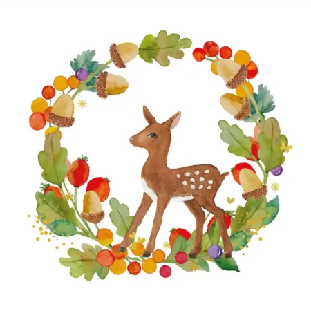 Guardanapos Papel PPD Wreath & Bambi