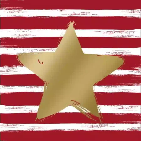 Guardanapos Papel PPD Star & Stripes Encarnado
