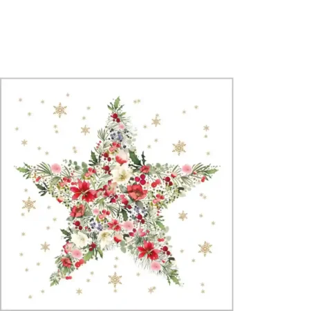 Guardanapos Papel PPD Pequenos Beautiful Christmas Star