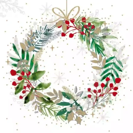Guardanapos Papel PPD Festive Wreath