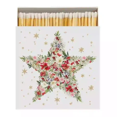 Caixa 120 Fósforos Longos PPD Beautiful Christmas Star