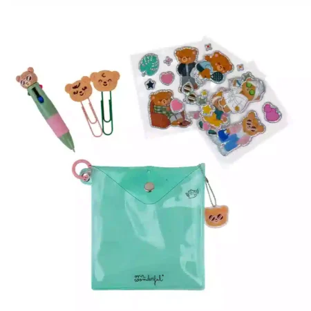 9984 Kit Mr Wonderful para decorar a tua Agenda Urso 1 Kit Mr Wonderful para decorar a tua Agenda - Ursinhos