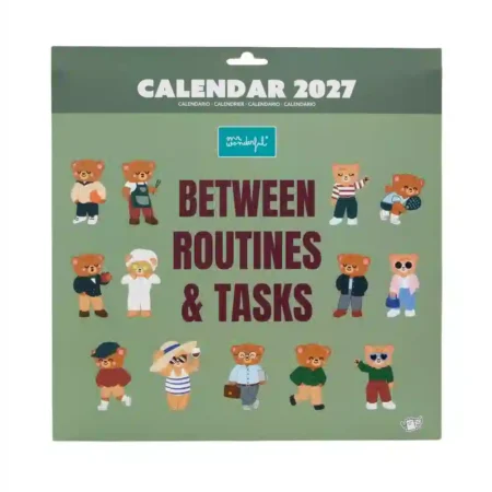 9986 Calendario Parede 2027 Mr Wonderful Between Routines Tasks 1 Calendário de Parede 2027 Mr Wonderful - Between Routines & Tasks