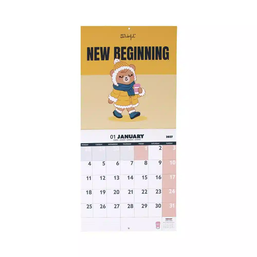 9986 Calendario Parede 2027 Mr Wonderful Between Routines Tasks 2 Calendário de Parede 2027 Mr Wonderful - Between Routines & Tasks - Image 5