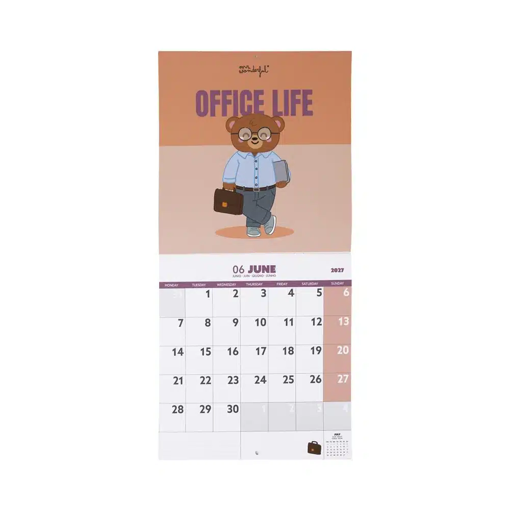 9986 Calendario Parede 2027 Mr Wonderful Between Routines Tasks 3 Calendário de Parede 2027 Mr Wonderful - Between Routines & Tasks - Image 4