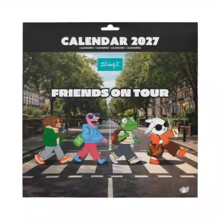 9987 Calendario Parede 2027 Mr Wonderful Friends On Tour 1 Calendário de Parede 2027 Mr Wonderful - Friends on Tour