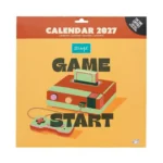 Calendário de Parede 2027 Mr Wonderful - Game Start